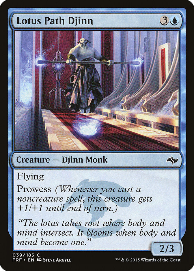 Lotus Path Djinn [Fate Reforged]