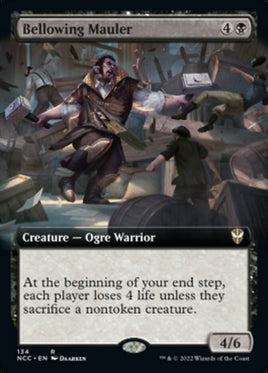 Bellowing Mauler (Extended Art) [Streets of New Capenna Commander]