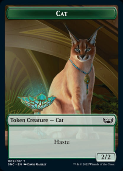 Cat // Rogue Double-Sided Token [Streets of New Capenna Tokens]