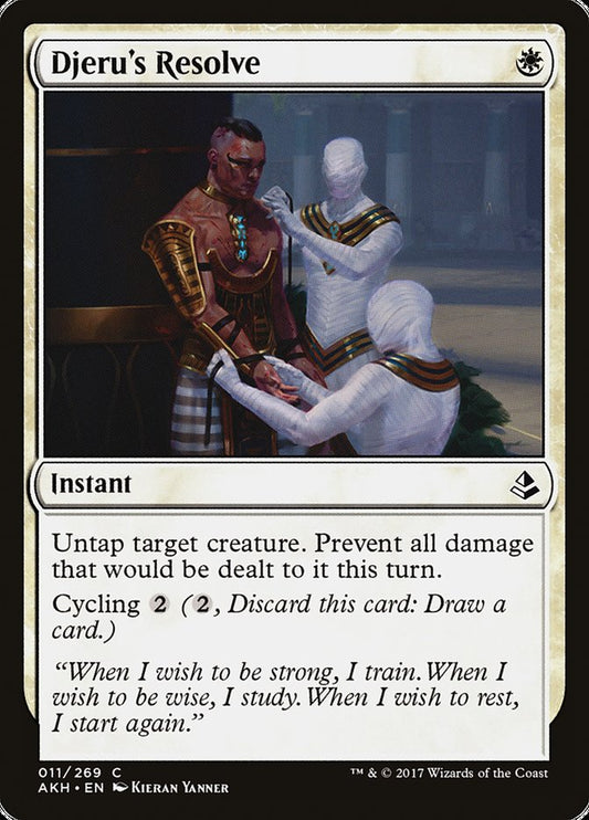 Djeru's Resolve [Amonkhet]