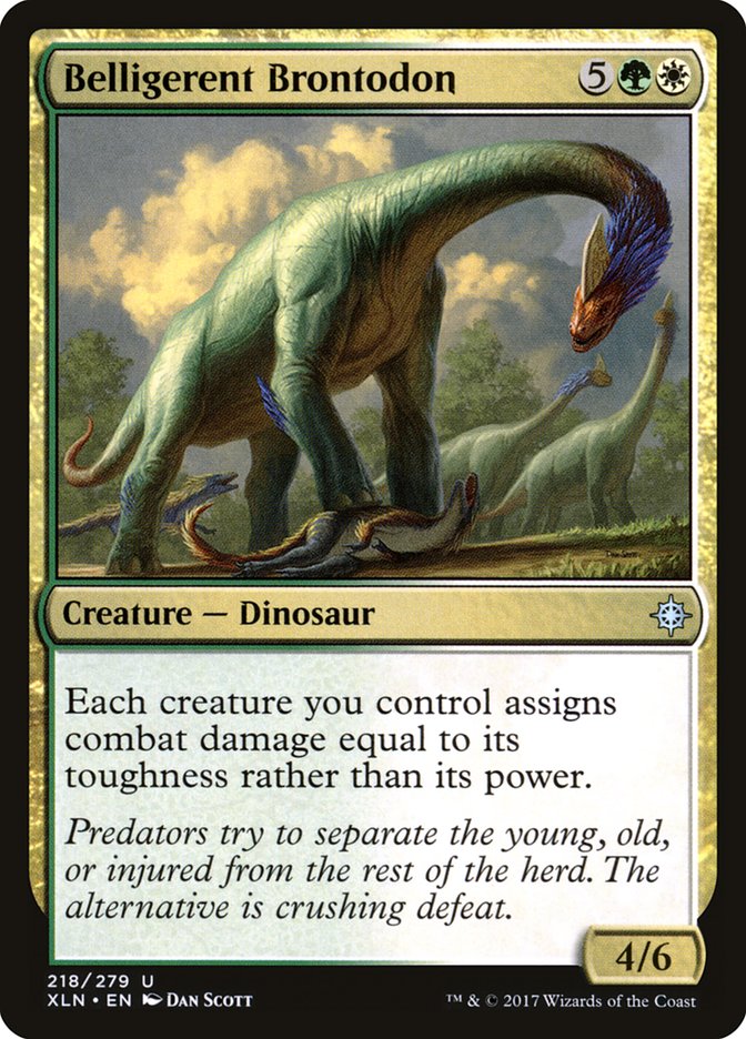 Belligerent Brontodon [Ixalan]