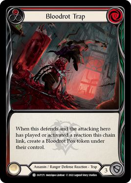 Bloodrot Trap (Red) [OUT171] (Outsiders)  Rainbow Foil
