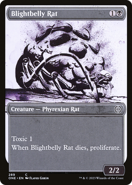 Blightbelly Rat (Showcase Ichor) [Phyrexia: All Will Be One]