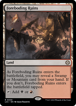 Foreboding Ruins [The Lost Caverns of Ixalan Commander]