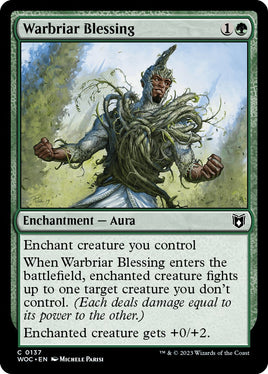 Warbriar Blessing [Wilds of Eldraine Commander]