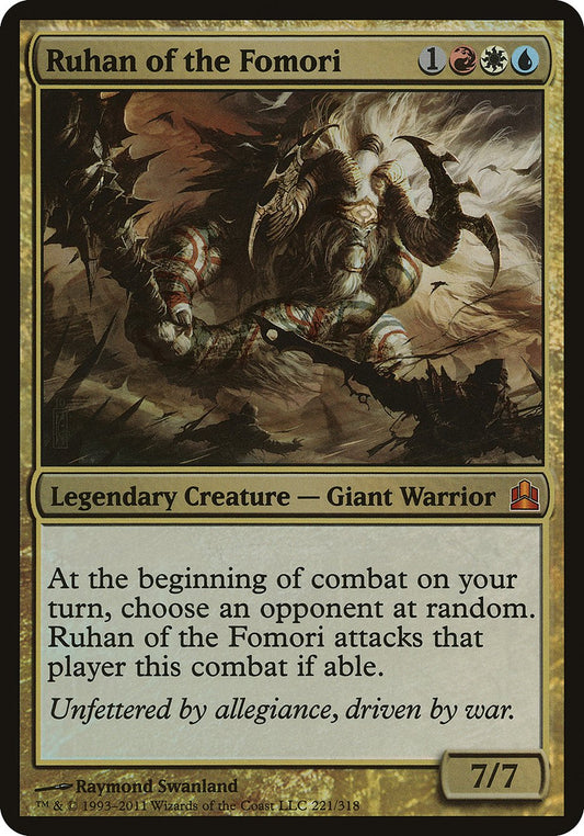 Ruhan of the Fomori (Oversized) [Commander 2011 Oversized]