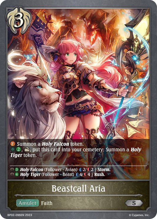 Beastcall Aria (BP02-096EN) [Reign of Bahamut]