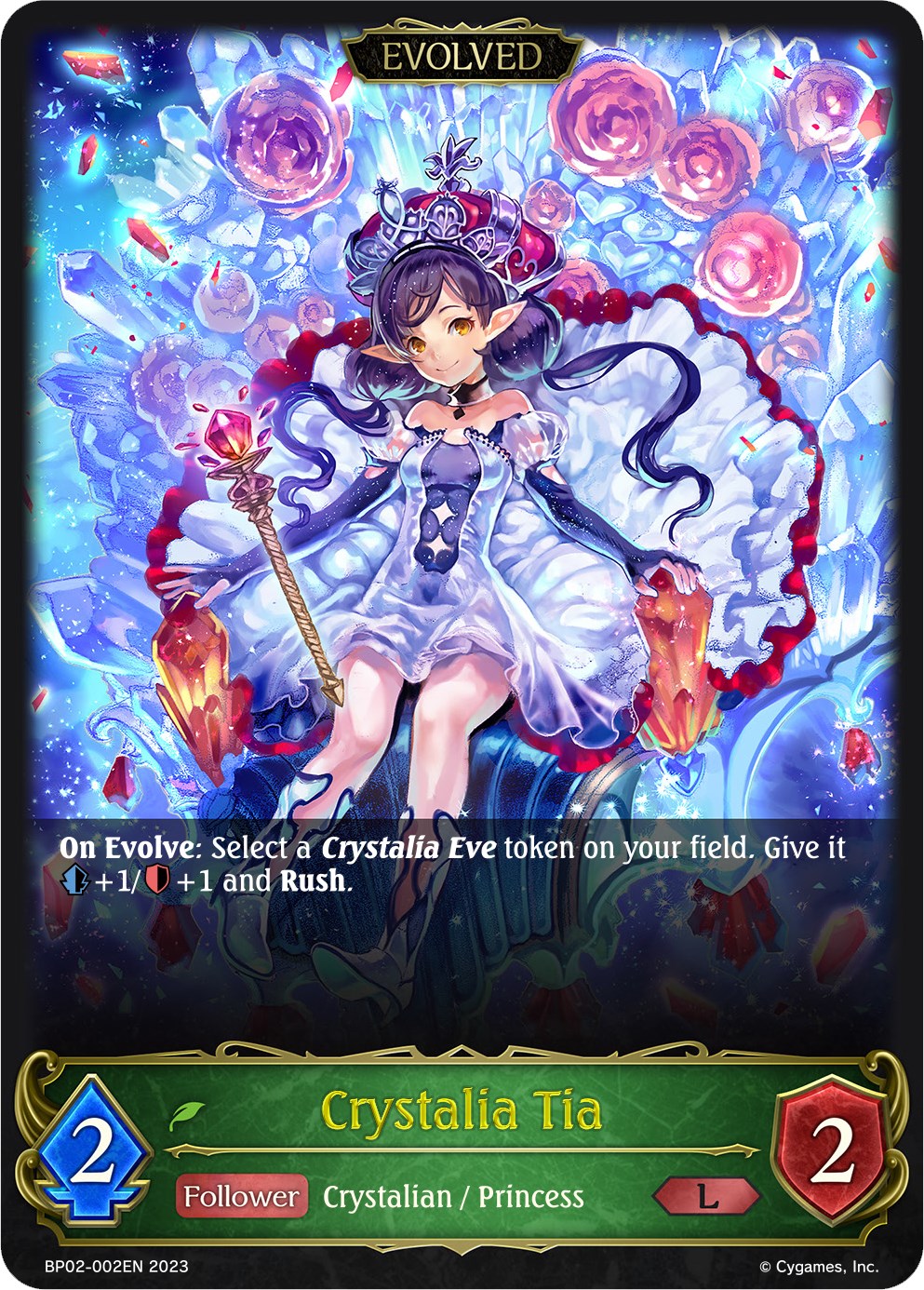 Crystalia Tia (BP02-002EN) [Reign of Bahamut]