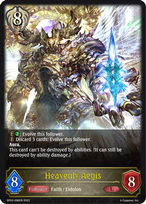 Heavenly Aegis (BP02-086EN) [Reign of Bahamut]