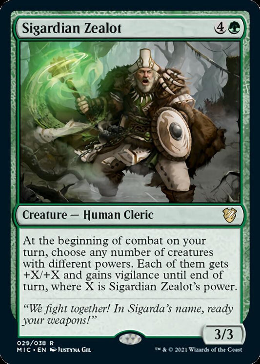 Sigardian Zealot [Innistrad: Midnight Hunt Commander]