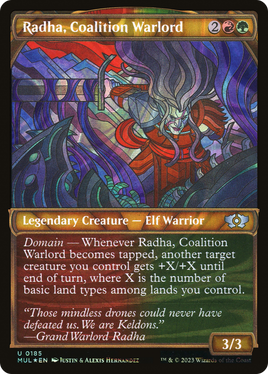 Radha, Coalition Warlord (Halo Foil) [Multiverse Legends]