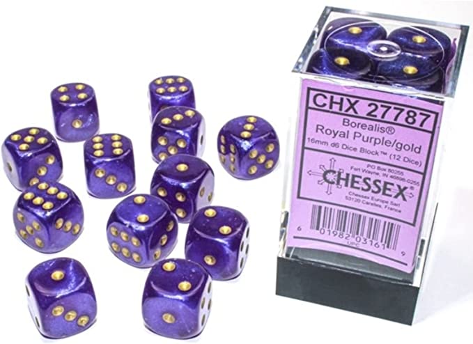 Chessex: D6 Borealis™ Dice Set - 16mm