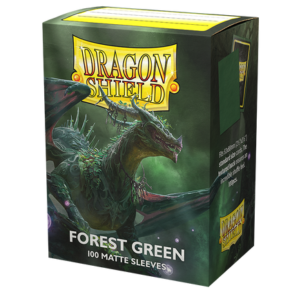 Dragon Shield: Standard 100ct Sleeves - Forest Green (Matte)