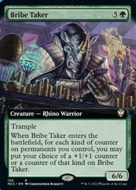 Bribe Taker (Extended Art) [Streets of New Capenna Commander]