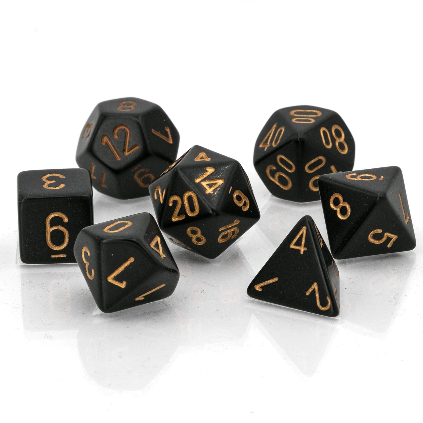 Chessex: Opaque Polyhedral Dice Set.