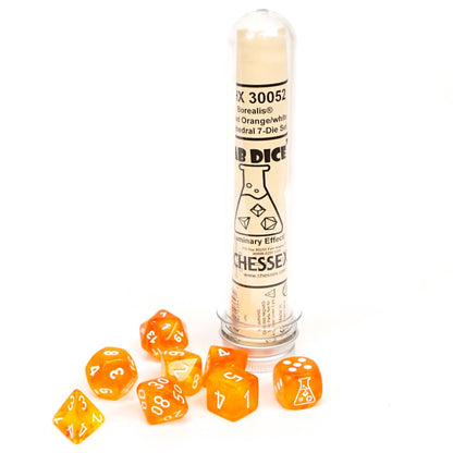 CHESSEX: POLYHEDRAL LAB DICE DICE SETS