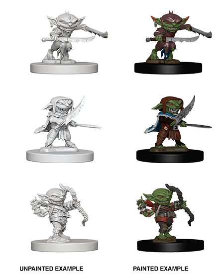 Pathfinder Deep Cuts Unpainted Miniatures: Goblins