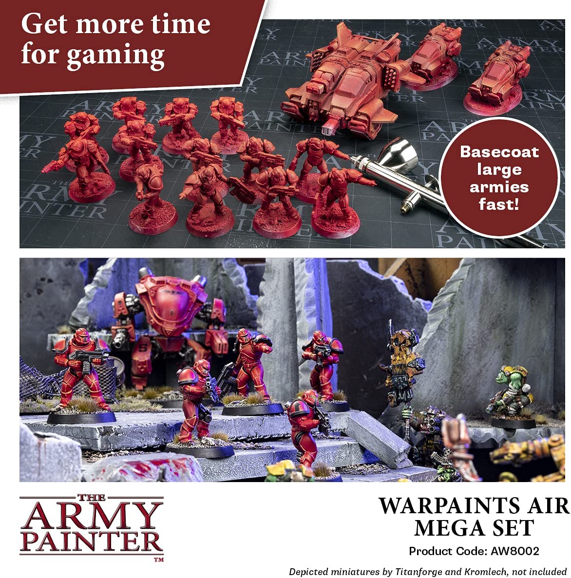 the army painter warpaints air mega set