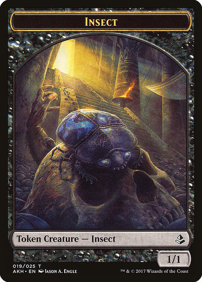Sacred Cat // Insect Double-Sided Token [Amonkhet Tokens]