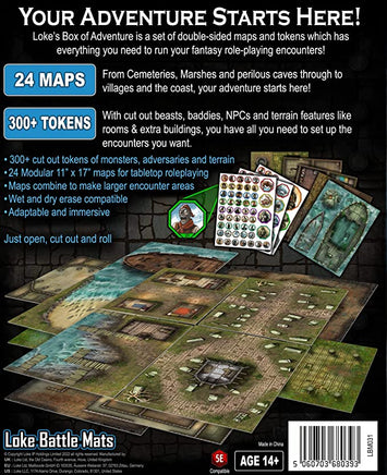 Box Of Adventure - RPG Maps & Tokens - Coast Of Dread