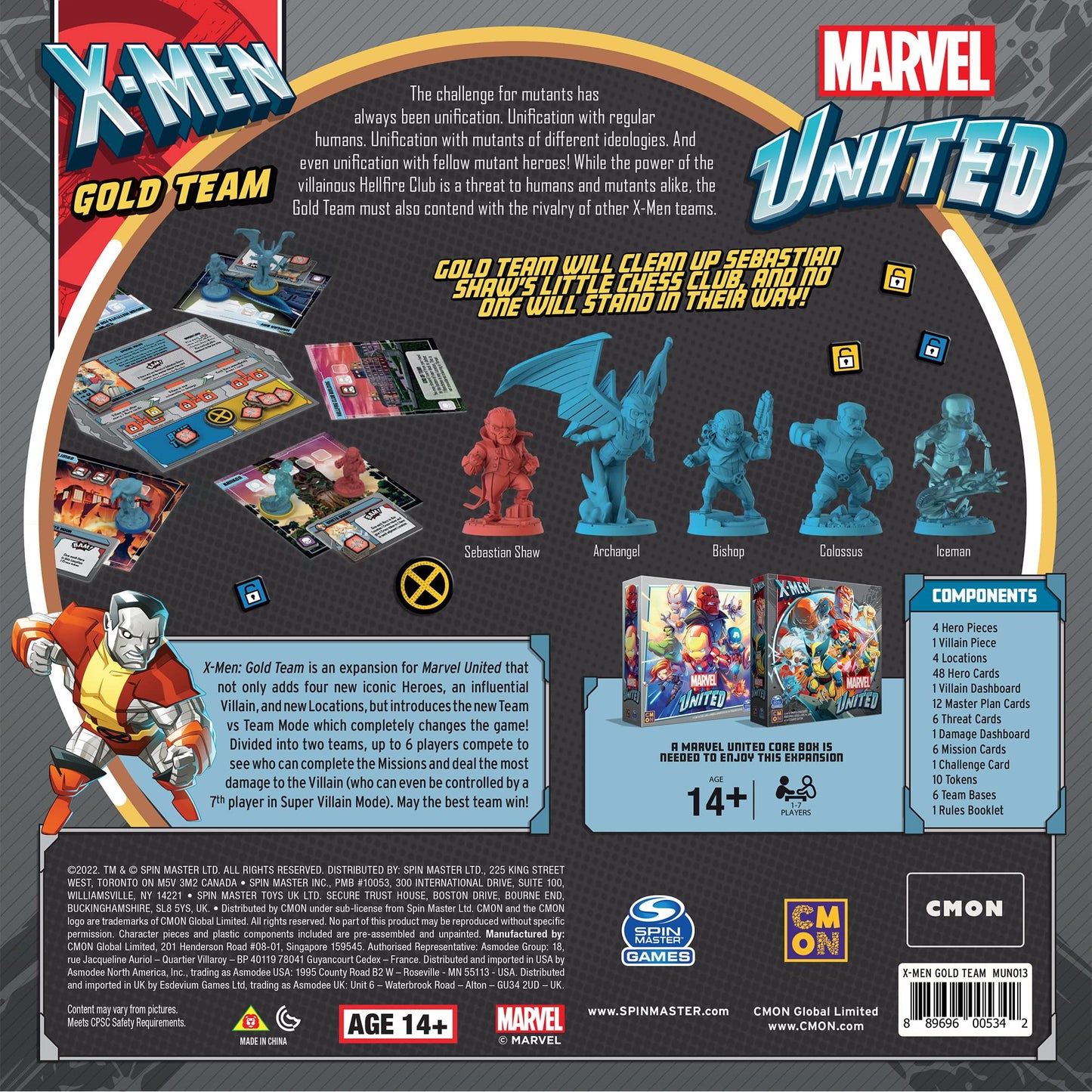Marvel United: X-Men Gold Team - Board Game