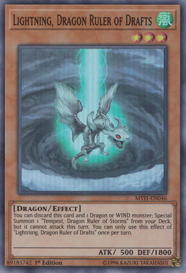 Lightning, Dragon Ruler of Drafts [MYFI-EN046] Super Rare