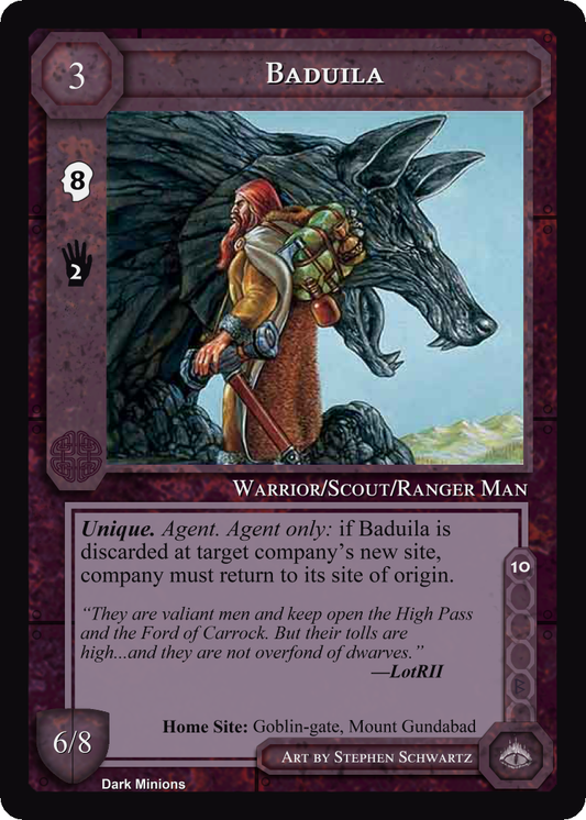 Baduila - Dark Minions - Middle Earth CCG / TCG