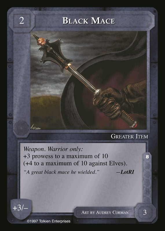 Black Mace - Lidless Eye - Middle Earth CCG / TCG