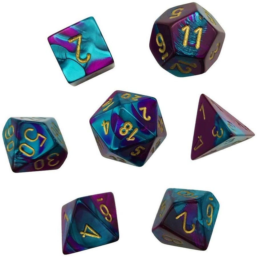 Chessex: Mini Polyhedral Dice set - Gemini