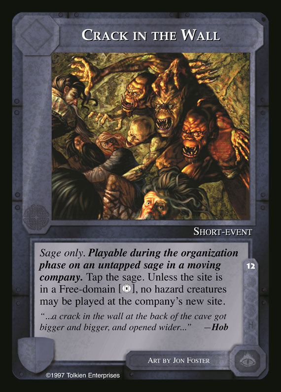 Crack In The Wall - Lidless Eye - Middle Earth CCG / TCG