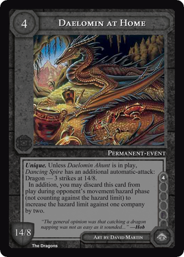 Daelomin At Home - The Dragons - Middle Earth CCG / TCG