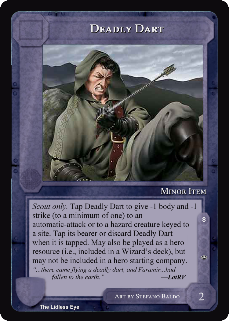 Deadly Dart - Promo - Middle Earth CCG / TCG