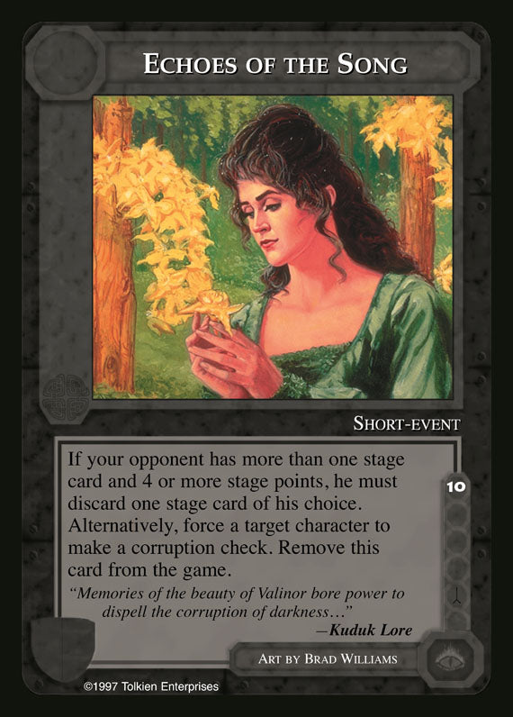 Echoes Of The Song - White Hand - Middle Earth CCG / TCG