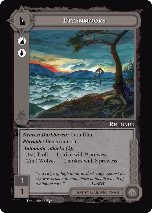 Ettenmoors - Lidless Eye - Middle Earth CCG / TCG