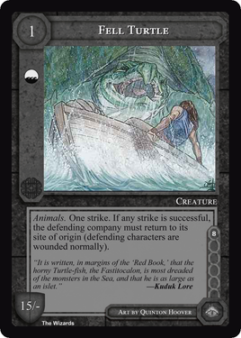 Fell Turtle - METW - Limited - Middle Earth CCG / TCG