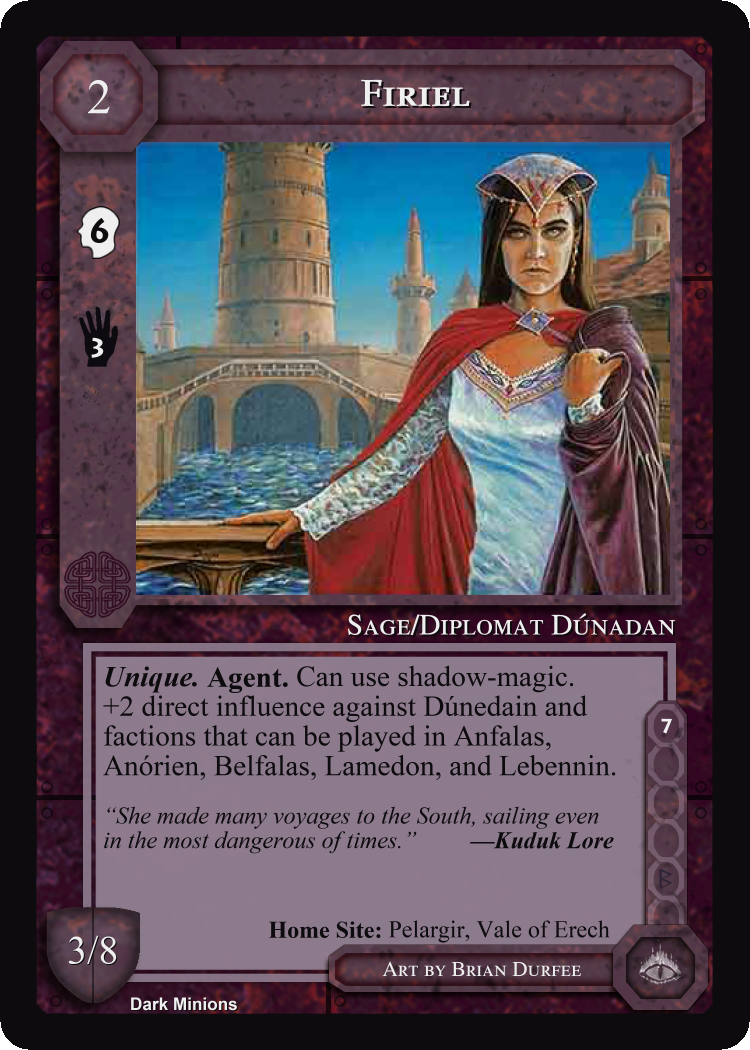 Firiel - Dark Minions - Middle Earth CCG / TCG
