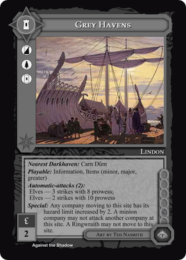 Grey Havens - Against the Shadow - Middle Earth CCG / TCG
