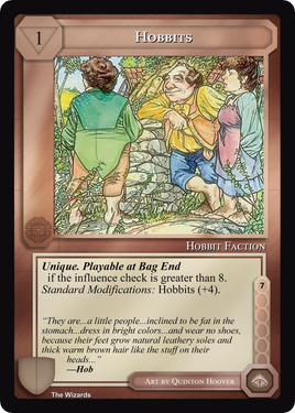 Hobbits - METW - Limited - Middle Earth CCG / TCG