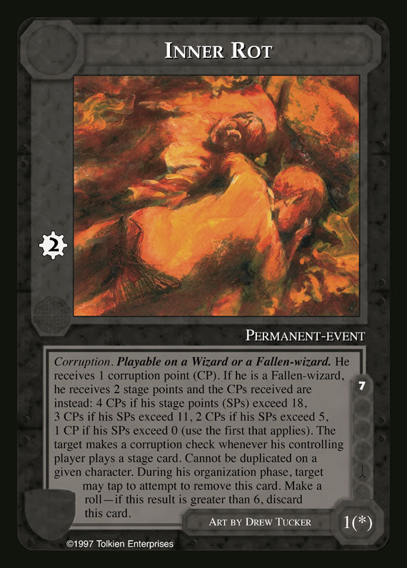 Inner Rot - White Hand - Middle Earth CCG / TCG