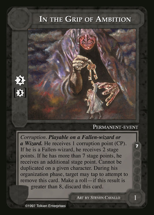 In The Grip Of Ambition - White Hand - Middle Earth CCG / TCG