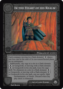 In the Heart of His Realm - Dark Minions - Middle Earth CCG / TCG