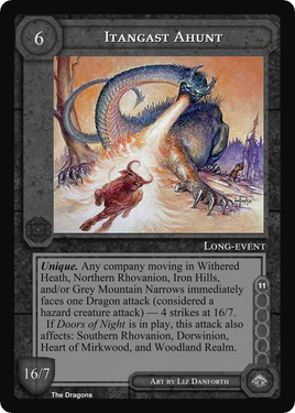 Itangast Ahunt - The Dragons - Middle Earth CCG / TCG