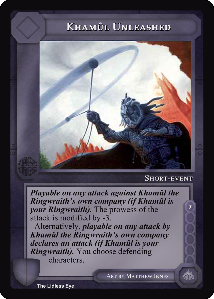 Khamul Unleashed - Lidless Eye - Middle Earth CCG / TCG