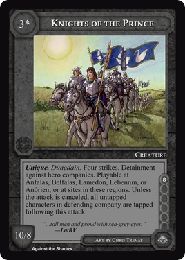 Knights Of The Prince - Against the Shadow - Middle Earth CCG / TCG