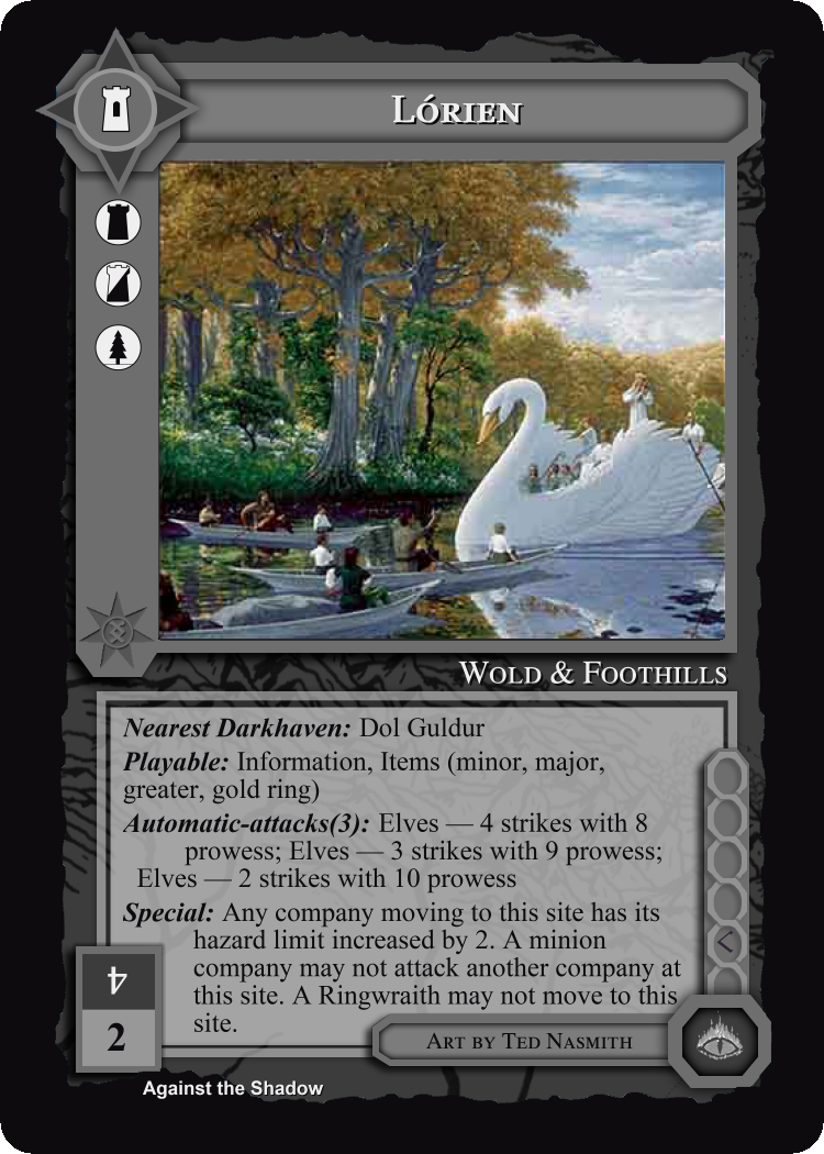 Lorien - Against the Shadow - Middle Earth CCG / TCG