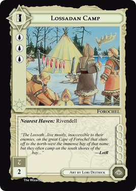 Lossadan Camp - METW - Limited - Middle Earth CCG / TCG
