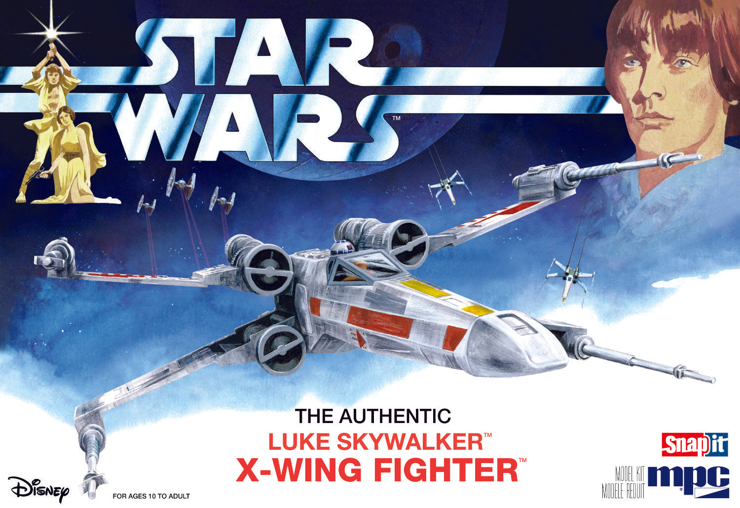 Star Wars: A New Hope X-Wing Fighter (Snap) 1:63 Scale Model Kit