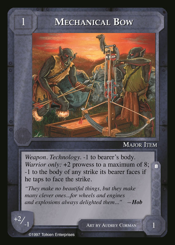 Mechanical Bow - White Hand - Middle Earth CCG / TCG