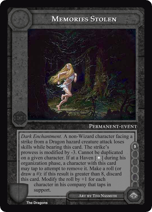 Memories Stolen - The Dragons - Middle Earth CCG / TCG