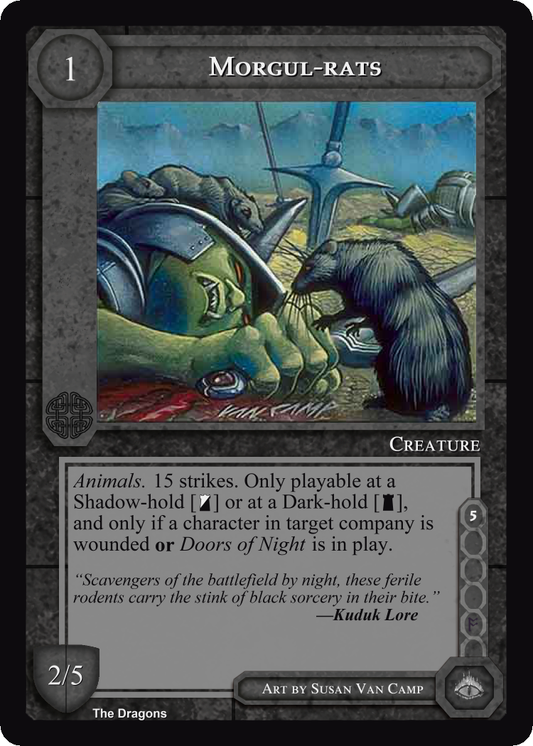 Morgul-Rats - The Dragons - Middle Earth CCG / TCG